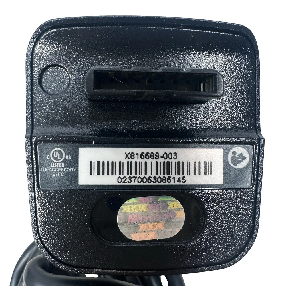 Microsoft Xbox 360 Play and Charge Kit USB Cable Black X816689-003 Genuine OEM